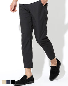 クールマックス素材ストレッチチノアンクルパンツ 日本製