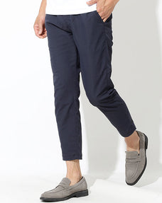 クールマックス素材ストレッチチノアンクルパンツ 日本製