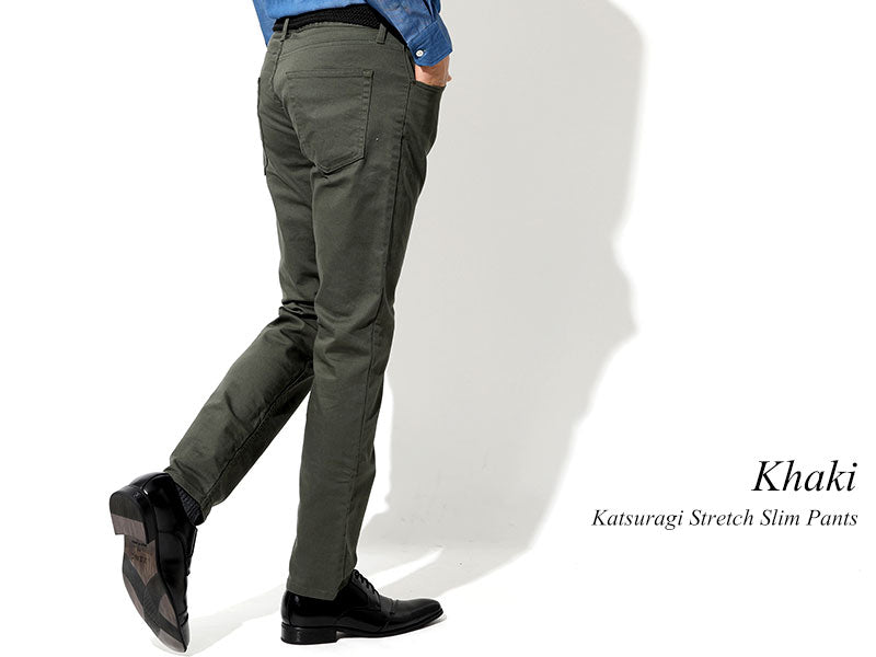 カーキ|スキニーパンツ・細身のスリムパンツ