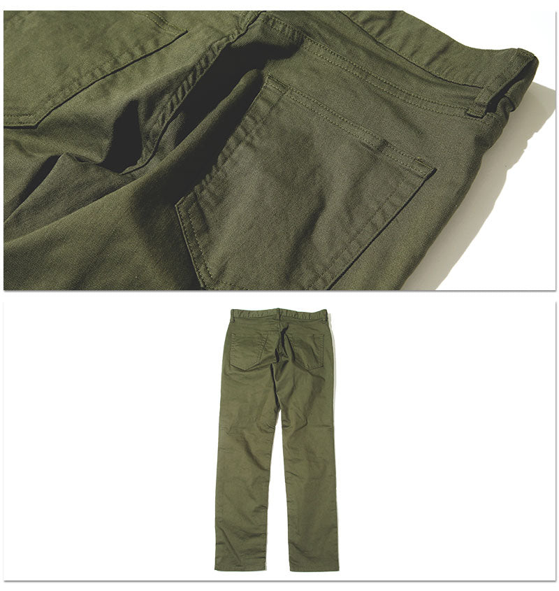 OVY チノパンツ 新作 カーキ 鬼デニム チノパンツ ONI266SVC-KHB リラックスストレート 8oz