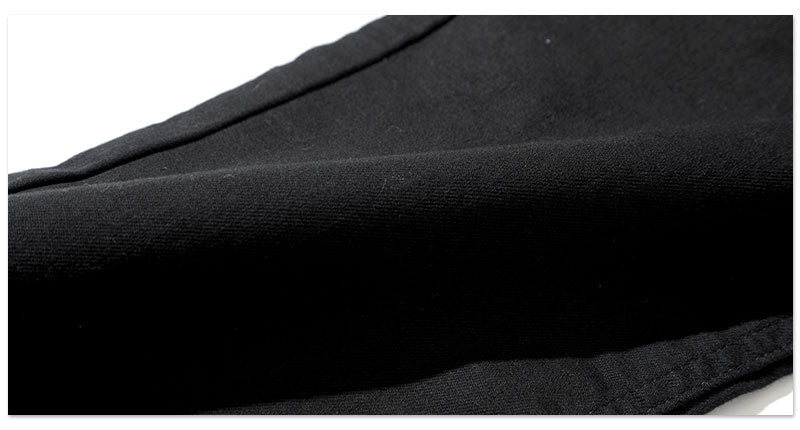 カツラギストレッチ黒スリムパンツ 日本製 Biz