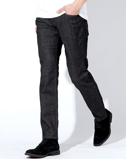 スマートカジュアル ブラックデニム ジャケットスタイル 日本製 ハイブリッドストレッチブラックデニムパンツ Biz