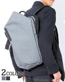 立体ファスナー三層ビジネスカジュアルリュック