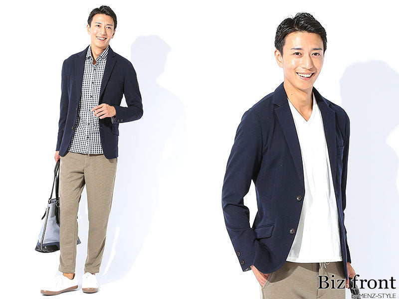 ジャケットのインナーの着こなしを変えてオシャレ度アップ