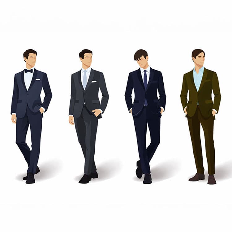 スマートカジュアルの位置づけ