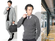 メンズビジネスで着るセーターはどう選ぶ？おしゃれビジネス・オフィスカジュアルからスーツの下に