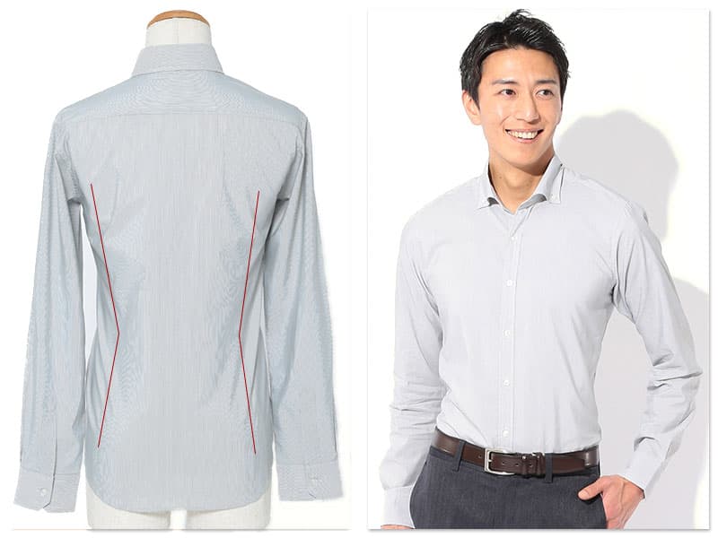 細身・スリムシャツ