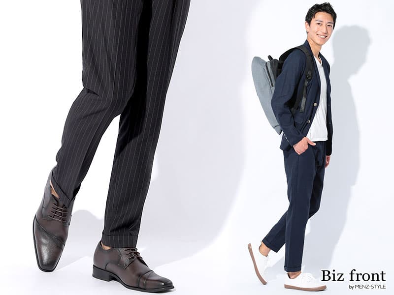 スーツにくるぶし靴下はどうなの?