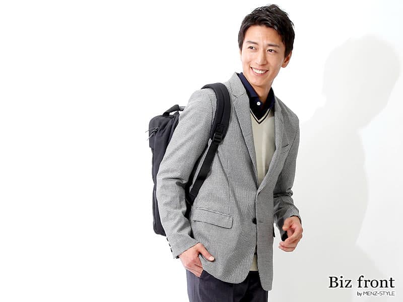 チェック柄ジャケットの着こなしでオシャレ度アップ