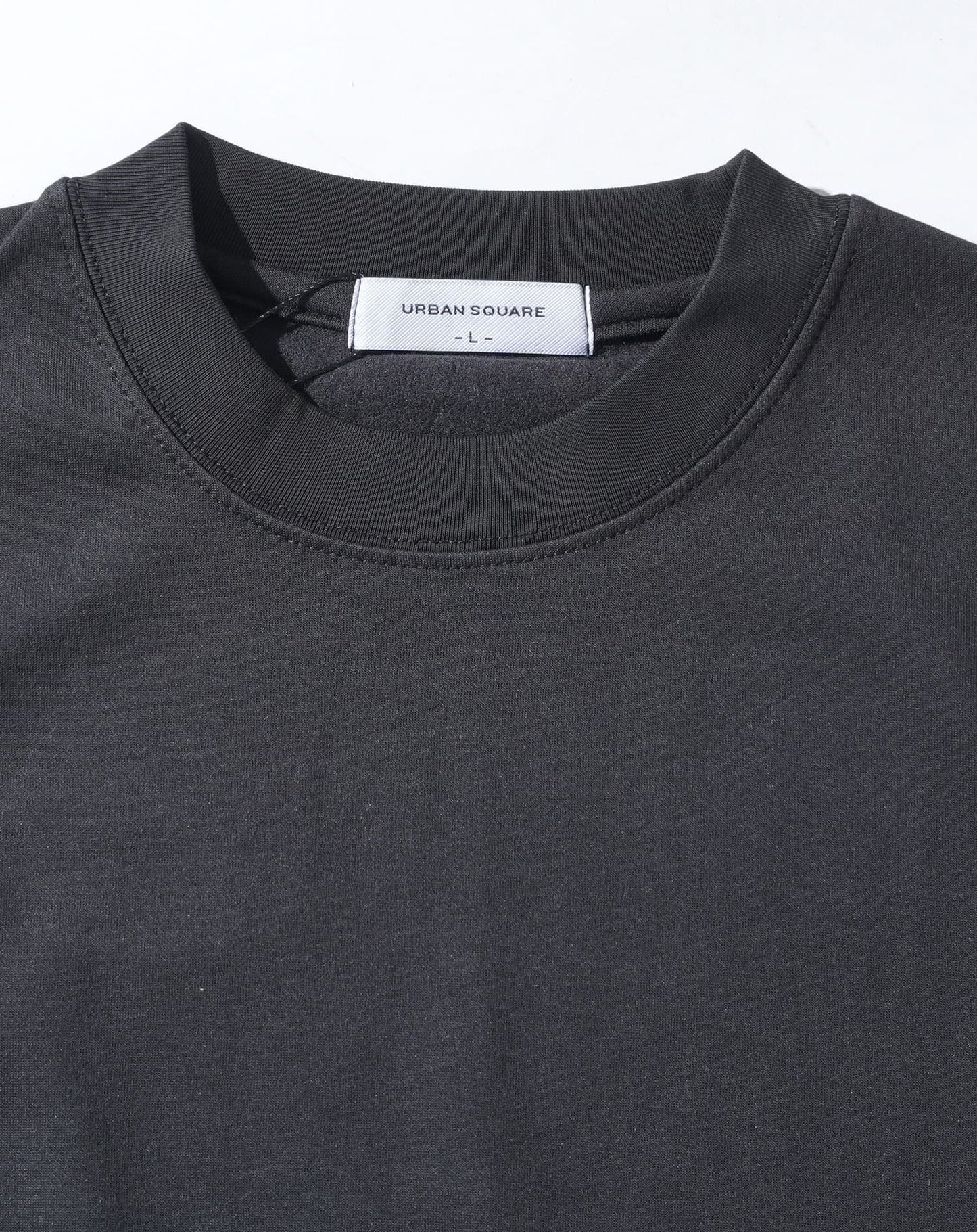 裏起毛スムースコットン長袖クルーネックTシャツ Biz