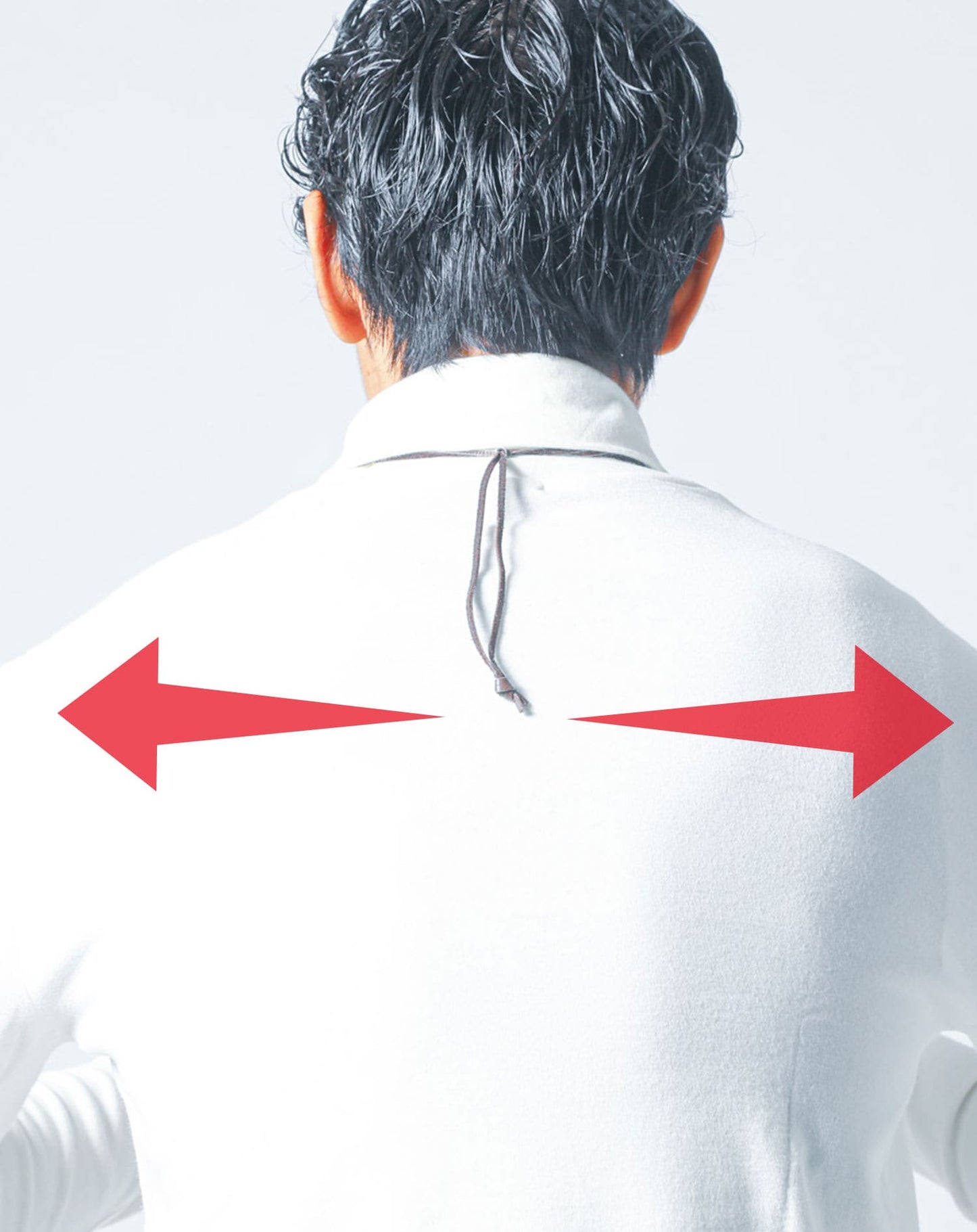 裏起毛素材無地・ボーダー長袖タートルネックTシャツ Biz