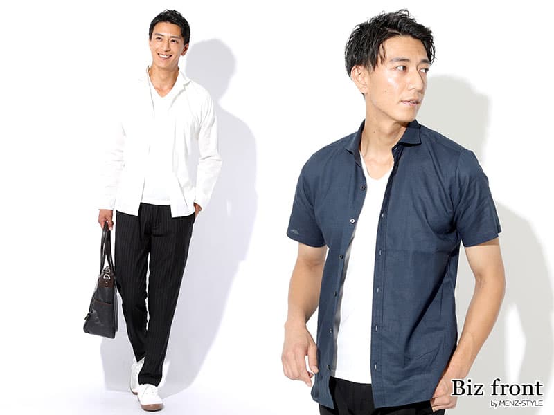 リネンシャツ・麻シャツの着こなしのコツとコーディネート