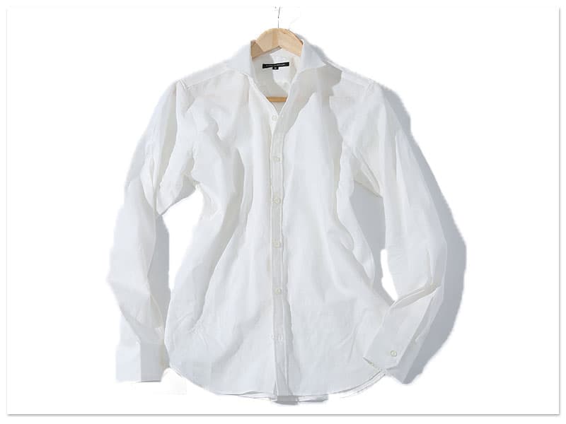 洗いざらしのシワも味がある