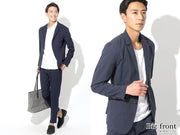 ネイビーセットアップ・スーツは大人に人気のアイテム