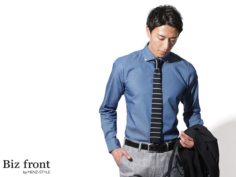 ③重ね着も安心の野暮ったく見えないサイズ感