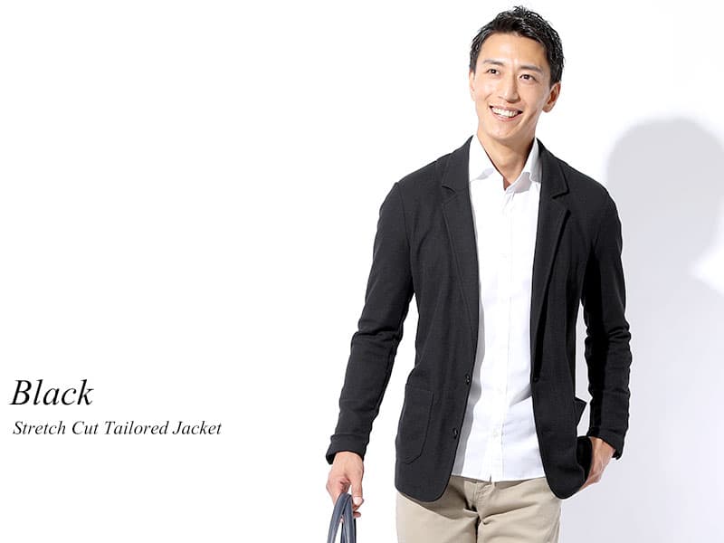 30代をスマートにするサイズ感のテーラードジャケット