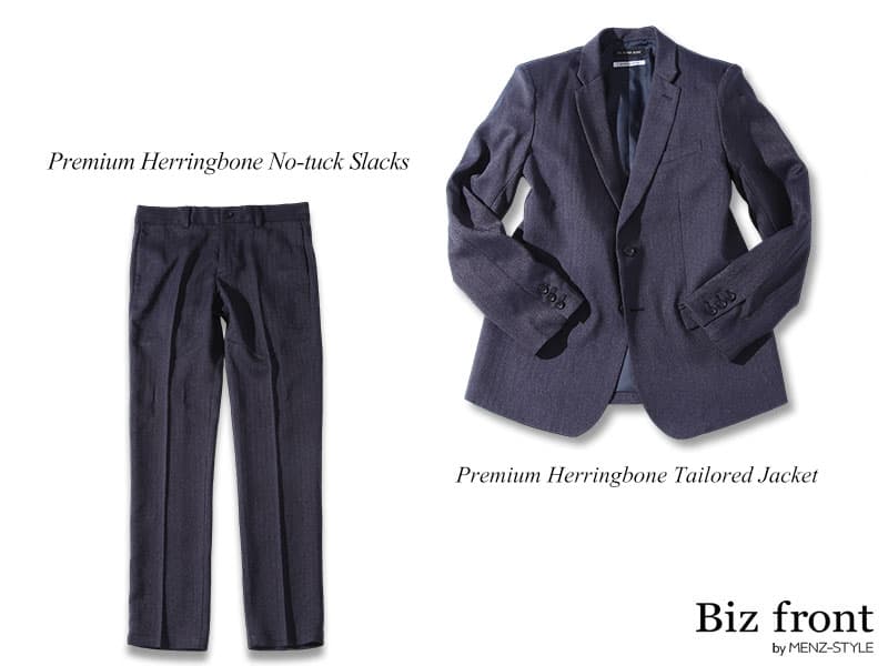 【基本】上下スーツでシャツ&ネクタイ
