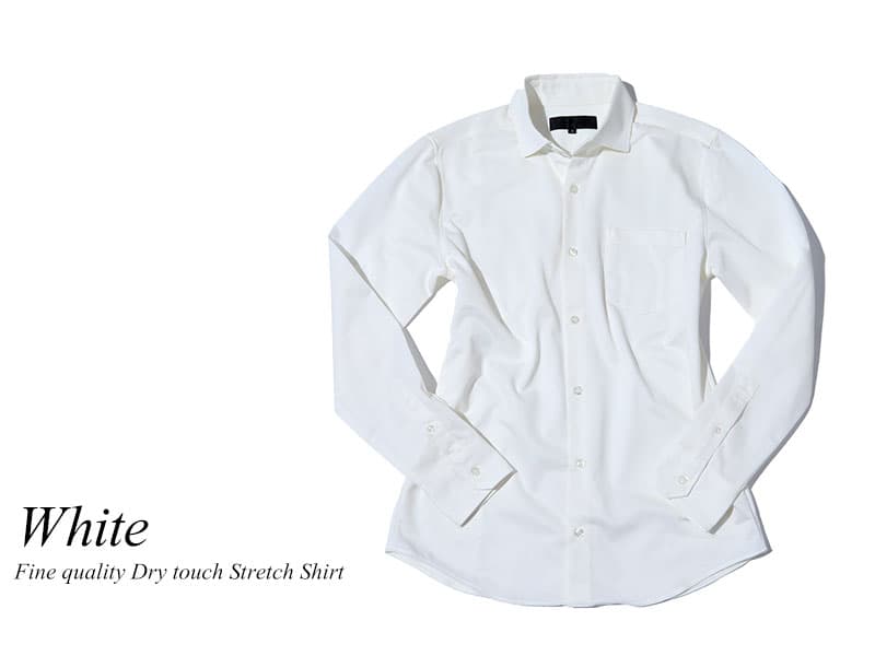 ファインクオリティドライタッチストレッチワイシャツ 日本製
