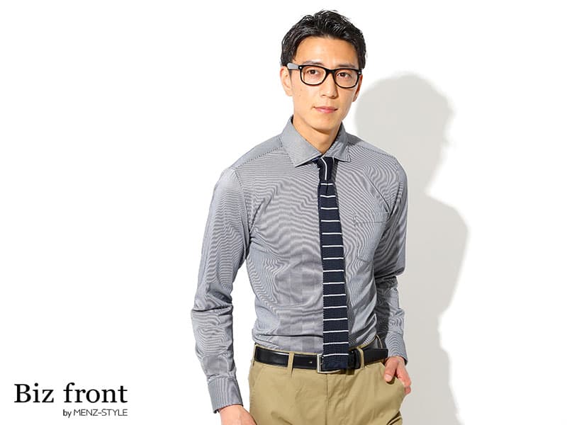 ①おじさん臭くならないワイシャツのサイズ感ポイント
