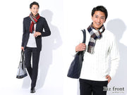 マフラーでオシャレ!メンズコーデ30代40代50代おすすめ スーツ・ジャケット通勤時の着こなし秋冬