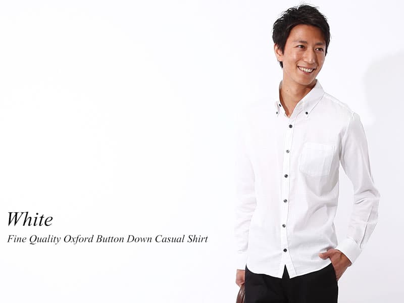 白シャツの清潔感が女性に好印象