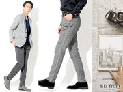 秋冬のグレーパンツのメンズコーデ・ビジネス・オフィスカジュアル編