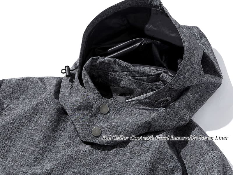 雨の時期にも安心撥水性フード付きコート