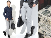 グレーチノパンをビジネスでおじさん臭く見せないコーデ