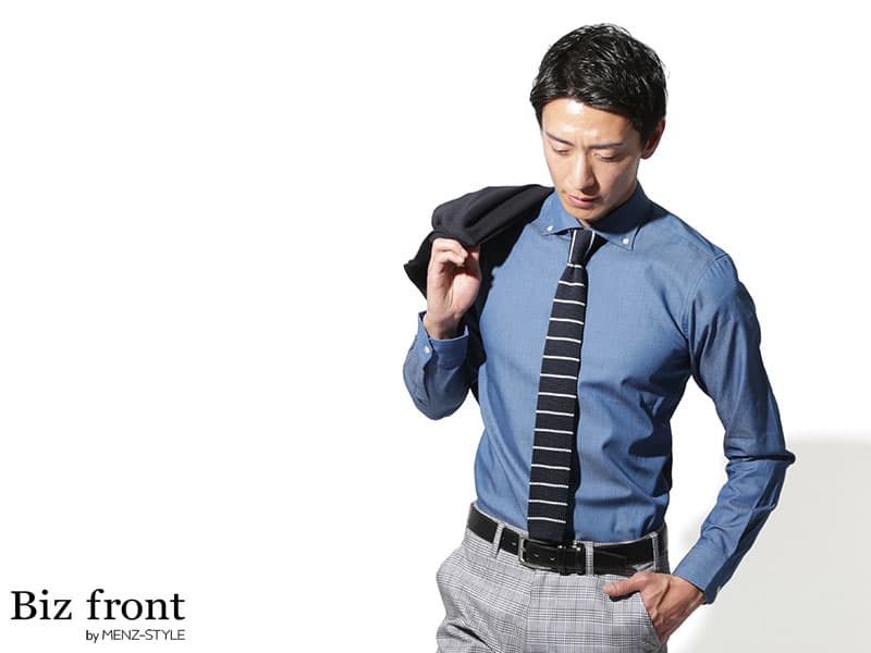 ジャケット×シャツで作る上品オフィスカジュアル｜コーデのコツと注意点