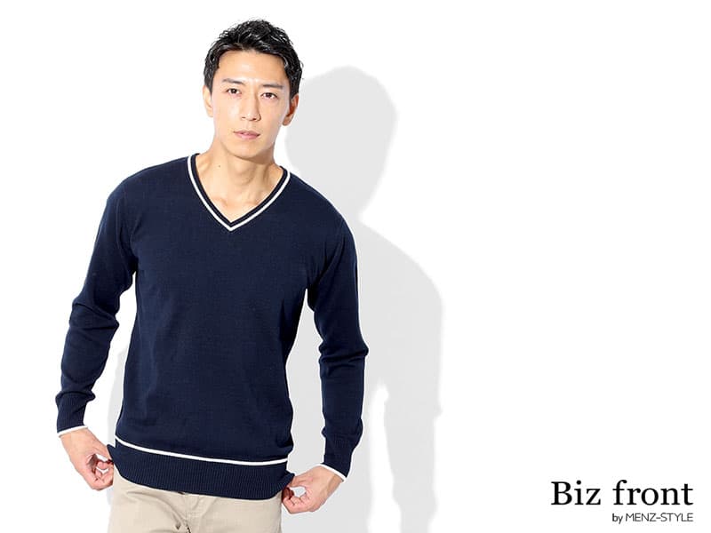 春のオフィスカジュアルセーターは「清潔感」「スマートなシルエット」「重ね着のしやすさ」がポイント！