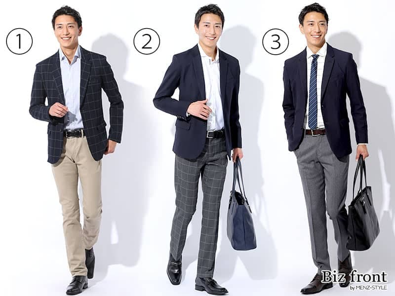 40代男性のビジネスカジュアルおすすめ例・ＮＧコーデ例