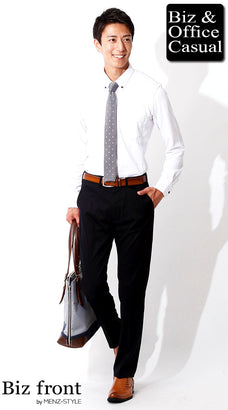 クールマックス白ポロシャツのコーデ