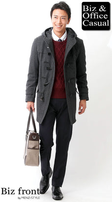 冬のビジネスカジュアルのコーデ例