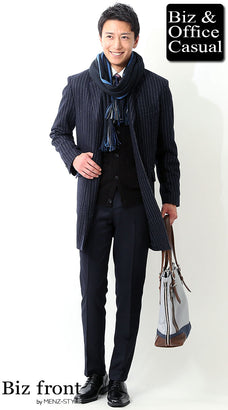 冬の重ね着・レイヤードコーデ例