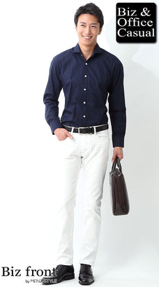 ホワイトジーンズ（デニムパンツ）のコーデ例