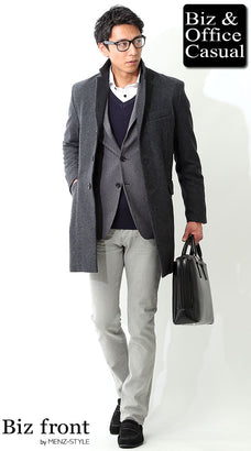 冬服大人カジュアルメンズファッション人気コーデ例