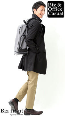 黒コートのコーデ例