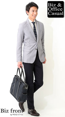 ジャケパンスタイル～ジャケット＆スラックスのコーデ例