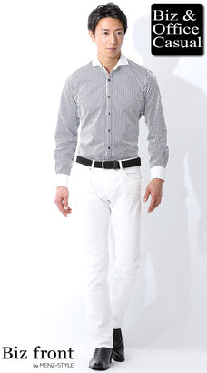 ホワイトジーンズ（デニムパンツ）のコーデ例