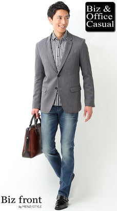 40代男性に似合うデニムのコーディネート例