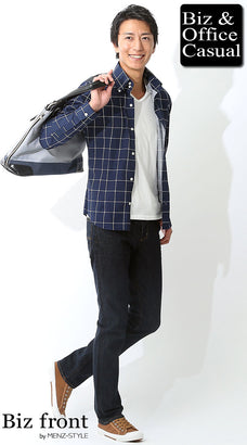 シャツ×Tシャツ・カットソーのデート服コーデ例