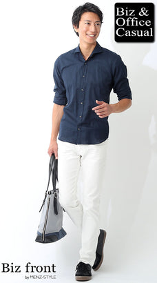 40代男性に似合うデニムのコーディネート例