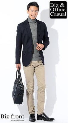 テーラードジャケット×Tシャツ・カットソー・ニットセーターのデート服コーデ例