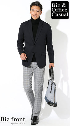 ジャケパンの秋冬の通勤服コーデ例