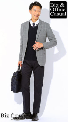 秋のビジネスカジュアルのコーデ例