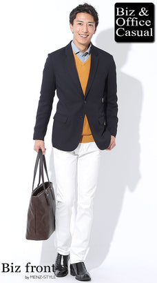 冬のスマートカジュアルコーデ例