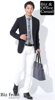 夏の40代メンズジャケットコーディネート例