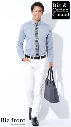 夏のビジネスカジュアルコーデ例