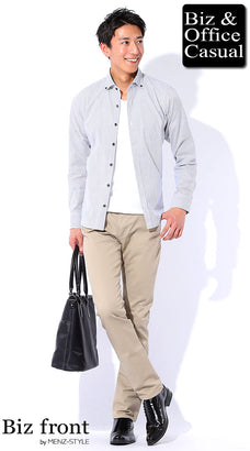 シャツ×Tシャツ・カットソーのデート服コーデ例