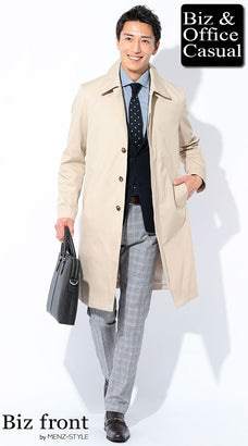 秋のチェックパンツコーディネート例